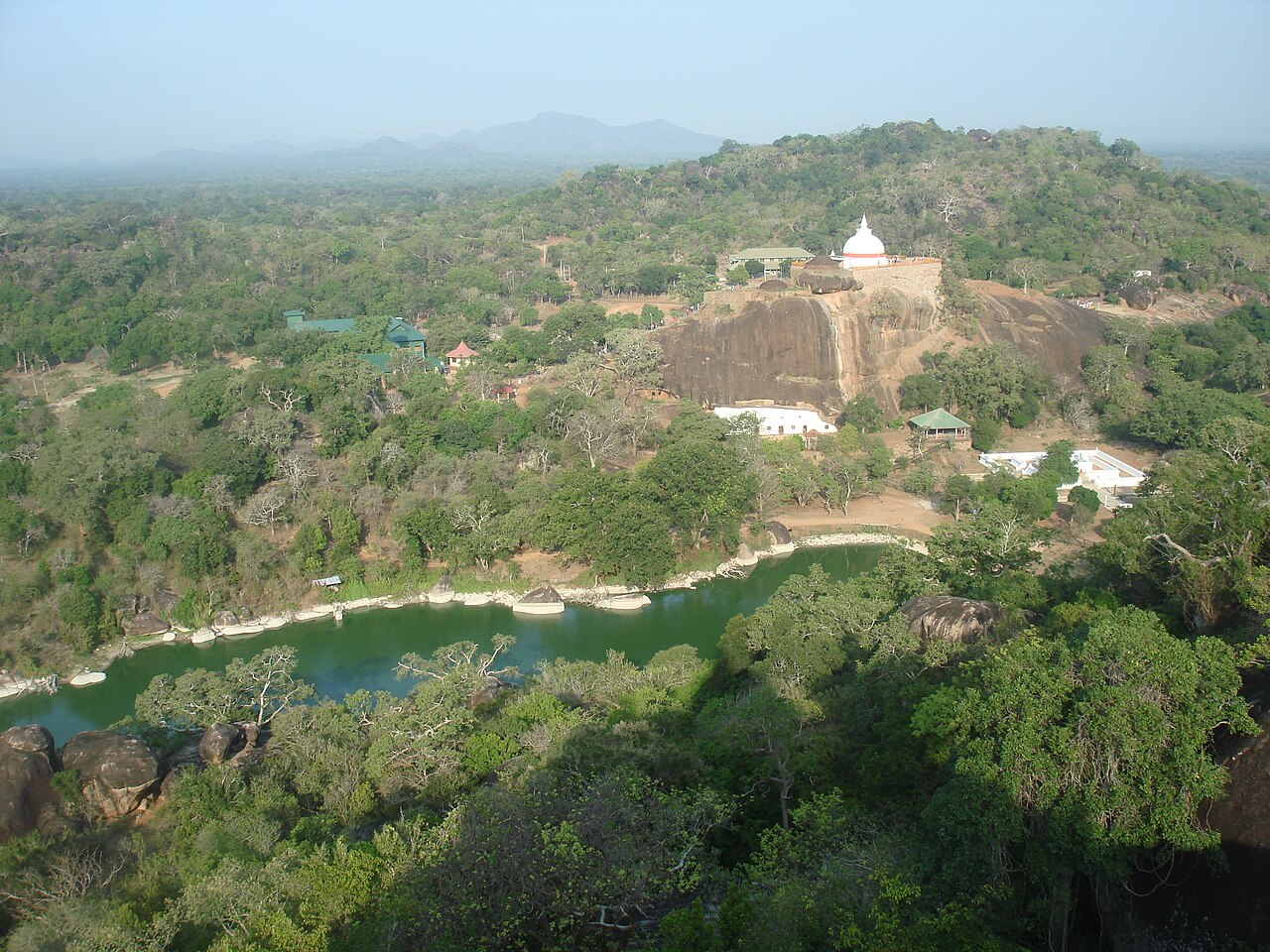 Sithulpawwa temple from a distance